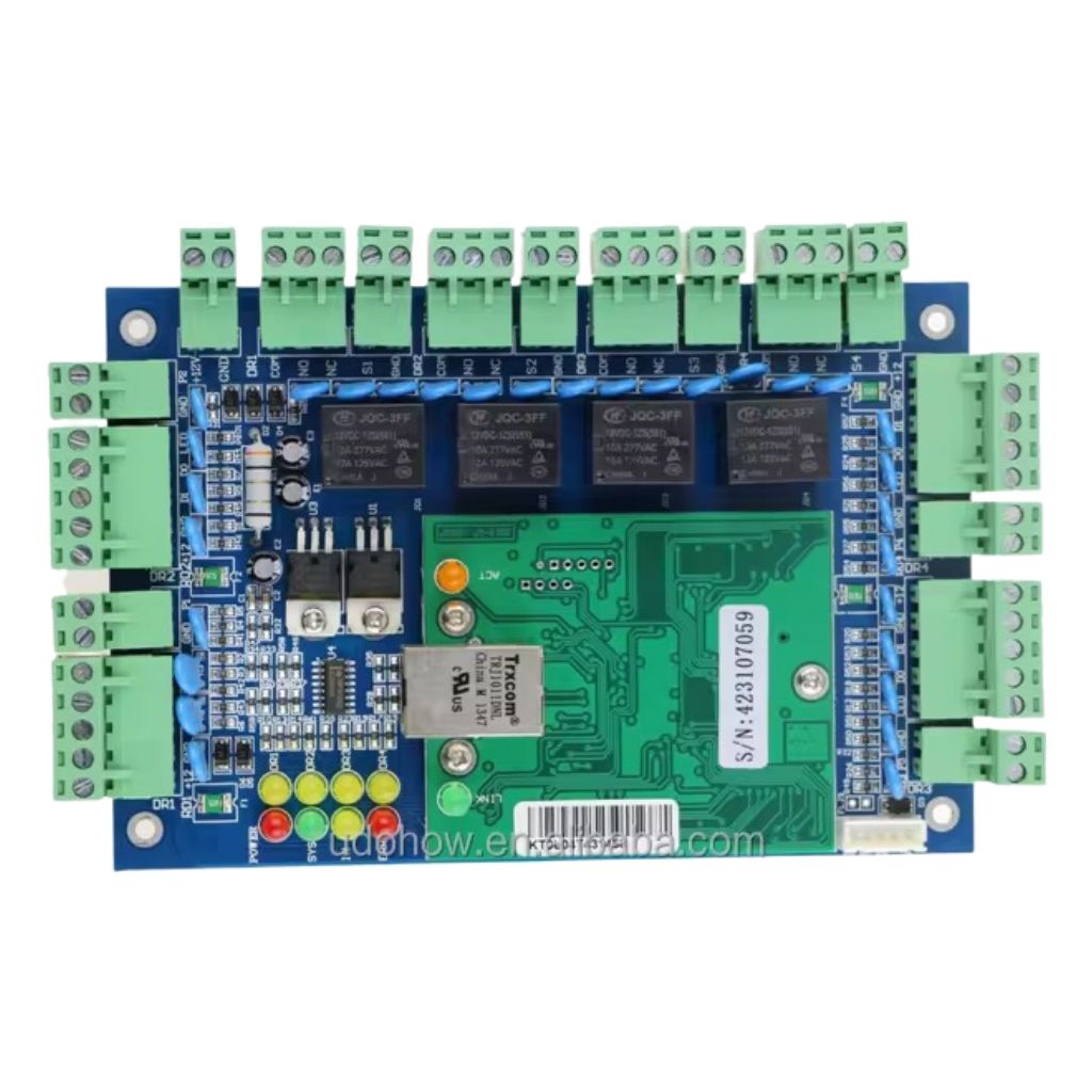 4 Qapı Üçün TCP/IP/RFID Weigand RFID Giriş Nəzarət Paneli K-7004